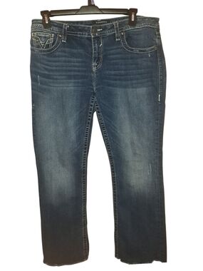 Vigoss Women's Indigo Straight Leg Jeans